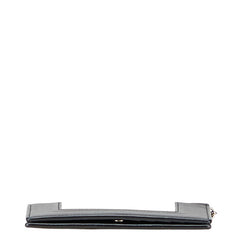 セリーヌ フレーム イブニング 二つ折り財布 ブラック クリーム レザー レディース CELINE 【中古】