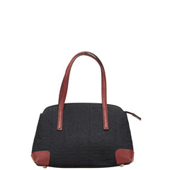 バレンシアガ ミニハンドバッグ ブラック レッド ナイロン レザー レディース BALENCIAGA 【中古】