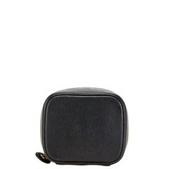 シャネル ココマーク バニティバッグ ハンドバッグ ブラック キャビアスキン レディース CHANEL 【中古】