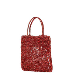 アンテプリマ ワイヤーバッグ ハンドバッグ レッド ビニール レディース ANTEPRIMA 【中古】