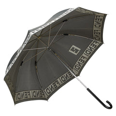 フェンディ 傘 長傘 雨傘 グレー ナイロン レディース FENDI 【中古】