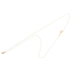 K18YG イエローゴールド ダイヤ0.3ct ネックレス レディース 【中古】