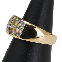 K18YG イエローゴールド ダイヤ1.01ct リング 指輪 レディース 10号 【中古】