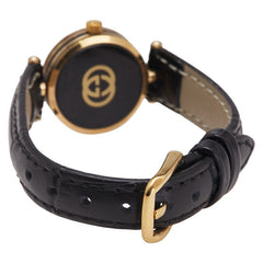 グッチ ベルト(社外品) 腕時計 2040L クオーツ シルバー文字盤 メッキ レザー レディース GUCCI 【中古】