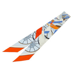 エルメス ツイリー SPRINGS SPRINGS スプリング スプリング スカーフ マルチカラー シルク レディース HERMES 【中古】