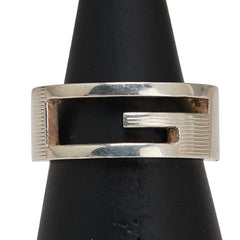 グッチ ブランデッドG リング 指輪 #12 SV925 シルバー レディース GUCCI 【中古】