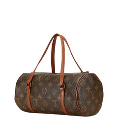ルイ ヴィトン モノグラム パピヨン26 (旧) ハンドバッグ M51366 ブラウン PVC レザー レディース LOUIS VUITTON 【中古】