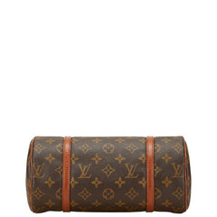 ルイ ヴィトン モノグラム パピヨン26 (旧) ハンドバッグ M51366 ブラウン PVC レザー レディース LOUIS VUITTON 【中古】