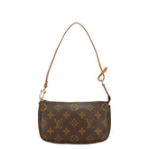 ルイ ヴィトン モノグラム ポシェット アクセソワール ショルダーバッグ M51980 ブラウン PVC レザー レディース LOUIS VUITTON 【中古】