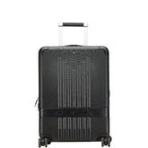 モンブラン MY4810 キャビン トローリー スーツケース キャリーケース ブラック レザー ポリカーボネート メンズ MONTBLANC 【中古】
