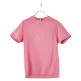 ロエベ アナグラムロゴ 半袖Tシャツ サイズ:XS ピンク コットン メンズ LOEWE 【中古】