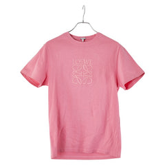 ロエベ アナグラムロゴ 半袖Tシャツ サイズ:XS ピンク コットン メンズ LOEWE 【中古】