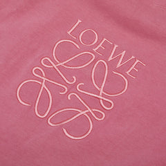 ロエベ アナグラムロゴ 半袖Tシャツ サイズ:XS ピンク コットン メンズ LOEWE 【中古】