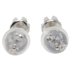 Pt900 プラチナ ダイヤ0.10ct スタッドピアス レディース 【中古】