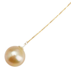 K18YG イエローゴールド 白蝶真珠10.6mm ペンダントネックレス レディース 【中古】