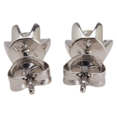 Pt900 プラチナ ダイヤ0.32ct スタッド ピアス レディース 【中古】