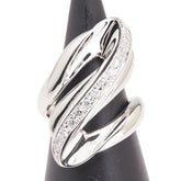 Pt900 プラチナ ダイヤ0.28ct リング 指輪 レディース 8.5号 【中古】