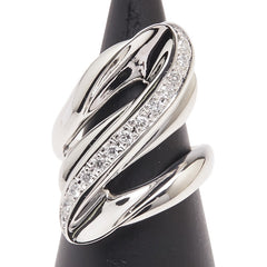 Pt900 プラチナ ダイヤ0.28ct リング 指輪 レディース 8.5号 【中古】