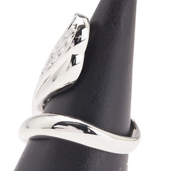 Pt900 プラチナ ダイヤ0.28ct リング 指輪 レディース 8.5号 【中古】