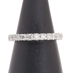 Pt900 プラチナ ダイヤ1.00ct エタニティ リング 指輪 レディース 15号 【中古】