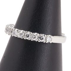 Pt900 プラチナ ダイヤ1.00ct エタニティ リング 指輪 レディース 15号 【中古】