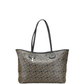 セリーヌ サルキー トートバッグ ブラック PVC レザー レディース CELINE 【中古】