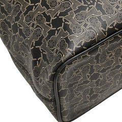 セリーヌ サルキー トートバッグ ブラック PVC レザー レディース CELINE 【中古】