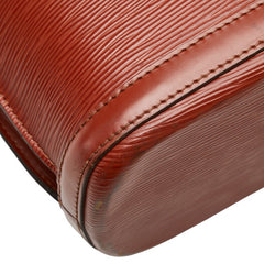 ルイ ヴィトン エピ リュサック トートバッグ ショルダーバッグ M52283 ケニアブラウン レザー レディース LOUIS VUITTON 【中古】