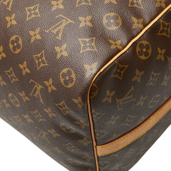 ルイ ヴィトン モノグラム キーポル バンドリエール60 ボストンバッグ ショルダーバッグ 2WAY M41412 ブラウン PVC レザー レディース LOUIS VUITTON 【中古】