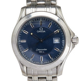 オメガ シーマスター 腕時計 2511.81 クオーツ ブルー文字盤 ステンレススチール レディース OMEGA 【中古】