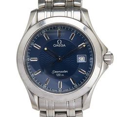 オメガ シーマスター 腕時計 2511.81 クオーツ ブルー文字盤 ステンレススチール レディース OMEGA 【中古】