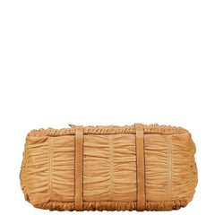 プラダ ロゴ ハンドバッグ ショルダーバッグ 2WAY BL0394 ブラウン レザー レディース PRADA 【中古】