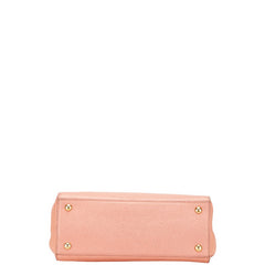 フェンディ プチ トゥージュール ハンドバッグ ショルダーバッグ 2WAY ピンク レザー レディース FENDI 【中古】