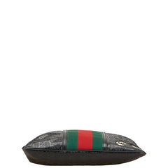 グッチ シェリーライン GGインプリメ 斜め掛け ショルダーバッグ 269379 ブラック PVC レザー レディース GUCCI 【中古】