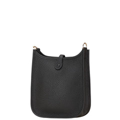 エルメス エブリンTPM 斜め掛け ショルダーバッグ ブラック ゴールド金具 トリヨンクレマンス レディース HERMES 【中古】