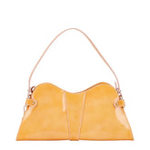 フェンディ 肩掛け ショルダーバッグ ハンドバッグ オレンジ パテントレザー レディース FENDI 【中古】