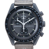 オメガ × スウォッチ Swatch スピードマスター ムーンウォッチ MISSION TO MERCURY 腕時計 SO33A100 クオーツ ブラック文字盤 セラミック ナイロン メンズ OMEGA 【中古】