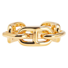 エルメス シェーヌダンクル スカーフリング ゴールド メッキ レディース HERMES 【中古】