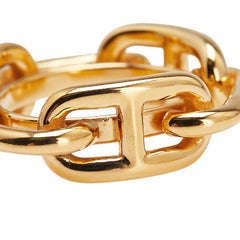 エルメス シェーヌダンクル スカーフリング ゴールド メッキ レディース HERMES 【中古】