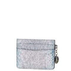 ブルガリ セルペンティ カードケース ブルー レザー レディース BVLGARI 【中古】