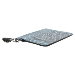 ブルガリ セルペンティ カードケース ブルー レザー レディース BVLGARI 【中古】