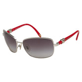 ティファニー ロゴ サングラス TF3014 6006 レッド ブラック プラスチック レディース TIFFANY&Co. 【中古】