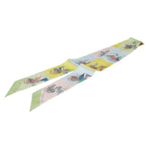 エルメス ツイリー Voitures Exquises 精巧な馬車 スカーフ マルチカラー シルク レディース HERMES 【中古】