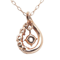 ヨンドシー K10PG ピンクゴールド ペンダントネックレス レディース 4℃ 【中古】