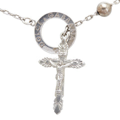 ドルチェアンドガッバーナ ロザリオ ネックレス シルバー メタル レディース DOLCE&GABBANA 【中古】