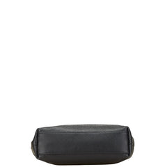 ロンシャン ロゾ エッセンシャル トートバッグ ショルダーバッグ ブラック レザー レディース Longchamp 【中古】