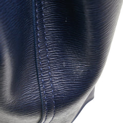 ロンシャン ロゾ リバーシブル トートバッグ ショルダーバッグ ネイビー シルバー レザー レディース Longchamp 【中古】