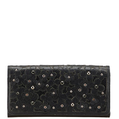 アンテプリマ フォラータ 長財布 ブラック レザー レディース ANTEPRIMA 【中古】