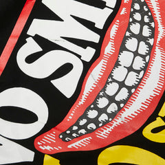 ステラマッカートニー No Smile No Service 半袖Tシャツ サイズ:M ブラック マルチカラー コットン メンズ Stella McCartney 【中古】