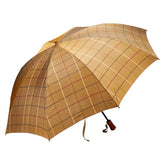 バーバリー チェック 折りたたみ傘 雨傘 ブラウン ナイロン レディース BURBERRY 【中古】